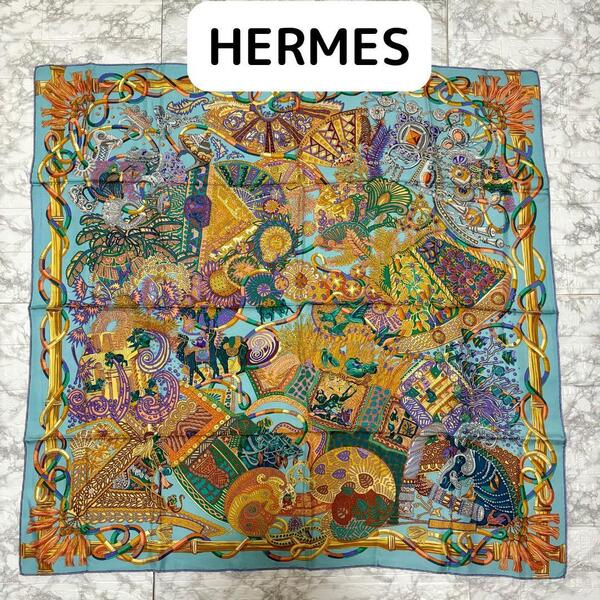 HERMES カレ90 AU FIL DU CARRE カレの赴くままに