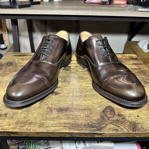 新品 JOSEPH CHEANEY & SONS LIME ラスト11028 Dainite sole こげ茶 チーニー ライム ダイナイトソール UK8.5G / 27.0cm