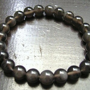 8ミリ玉 アイスオブシディアンブレスレット 天然石 パワーストーン