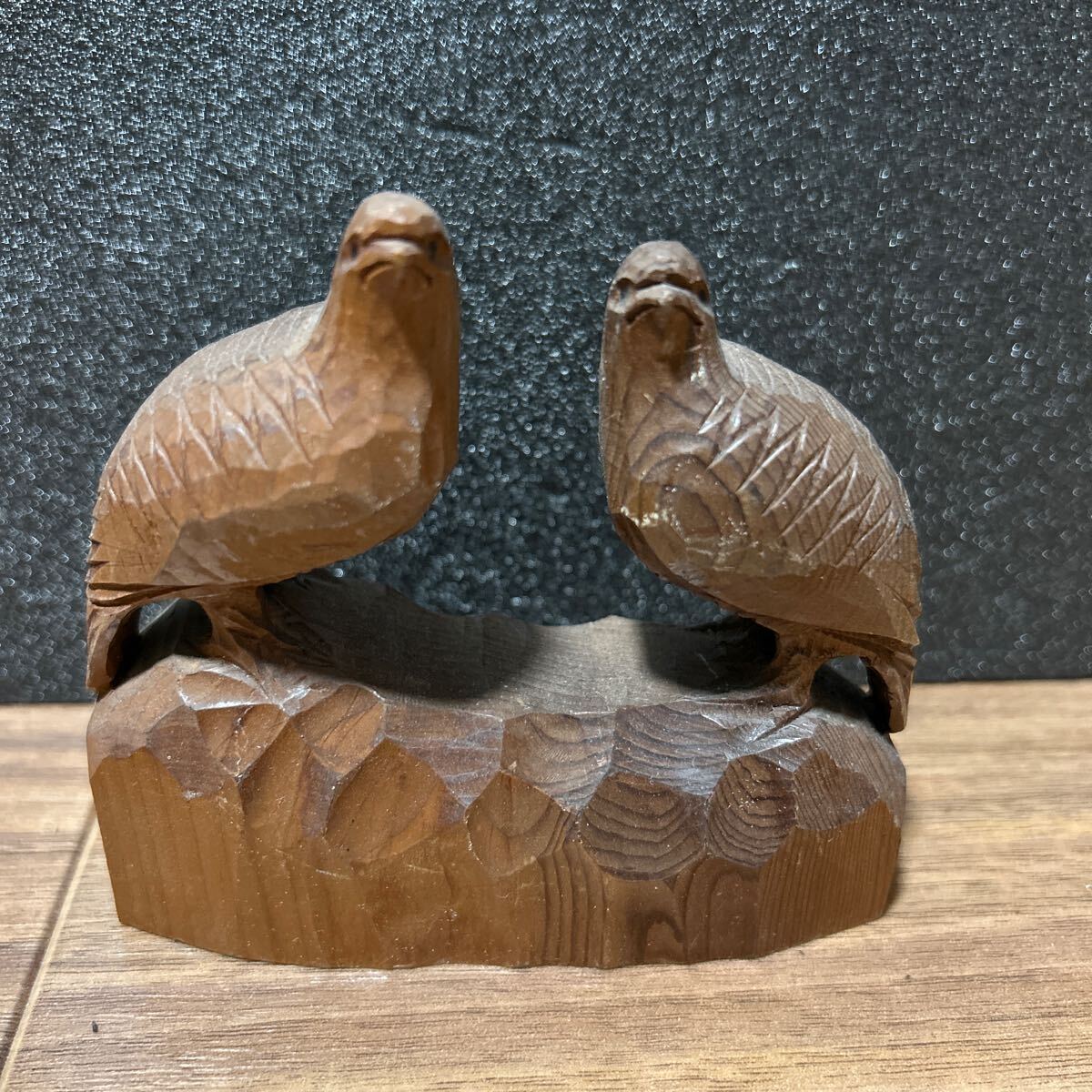 Yahoo!オークション -「木彫り 置物 鳥」(木工、竹工芸) (工芸品 Yahoo!オークション -「木彫り 置物 鳥」(木工、竹工芸) (工芸品
