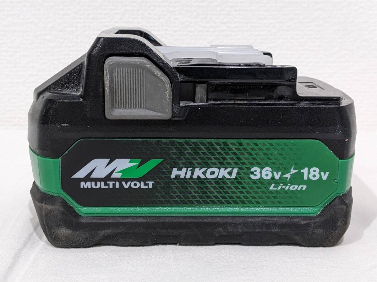 【4900】良好 HiKOKI ハイコーキ Li-ion リチウムイオン蓄電池 BSL 36A18X MULTI VOLT 工具用バッテリー 通電確認〇