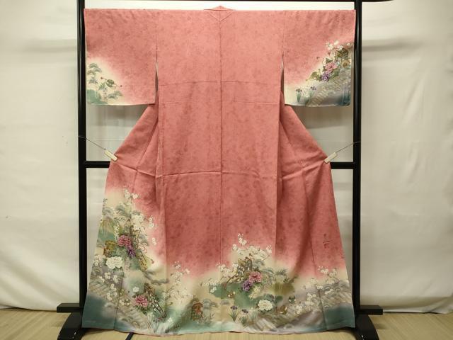 Yahoo!オークション -「木下」(訪問着) (女性和服、着物)の落札