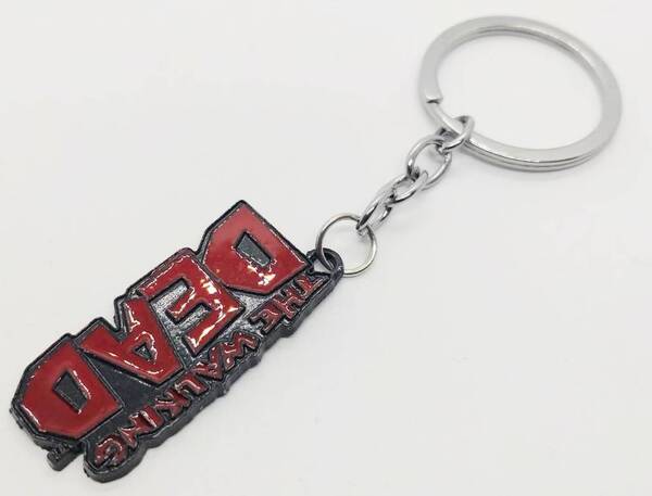 送料無料 ウォーキング・デッド ホラー ドラマ ロゴ キーリング キーホルダー アメリカン雑貨 スマアク