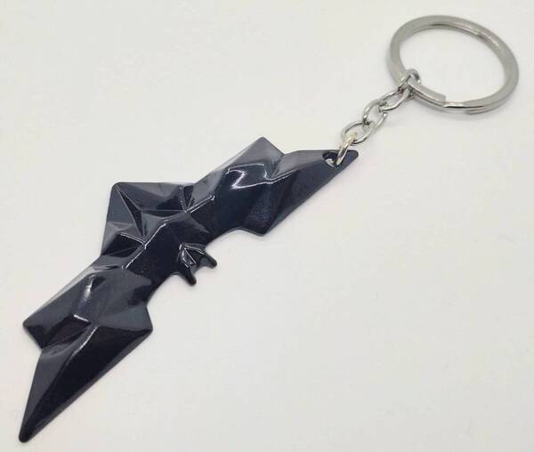 送料無料 バットマン DC 立体 ブラック アメコミ キーリング キーホルダー アメリカン雑貨 スマアク