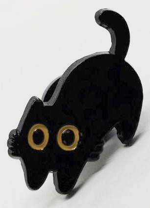 送料無料 ネコ 猫 ねこ しっぽ ピンブローチ ピンズ PINS バッジ バッヂ アメリカン雑貨 スマアク