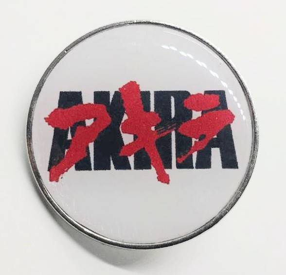 送料無料 アキラ AKIRA 白 ピンブローチ ピンズ PINS バッジ バッヂ アメリカン雑貨 スマアク