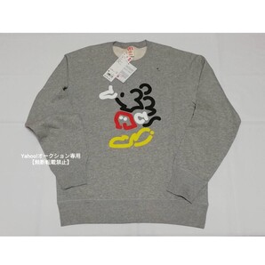 即決★Mサイズ 廃盤 UNIQLO ユニクロ ミッキー アート スウェット シャツ (長袖) 新品 未使用 トレーナー ミッキーマウス ディズニーDisney