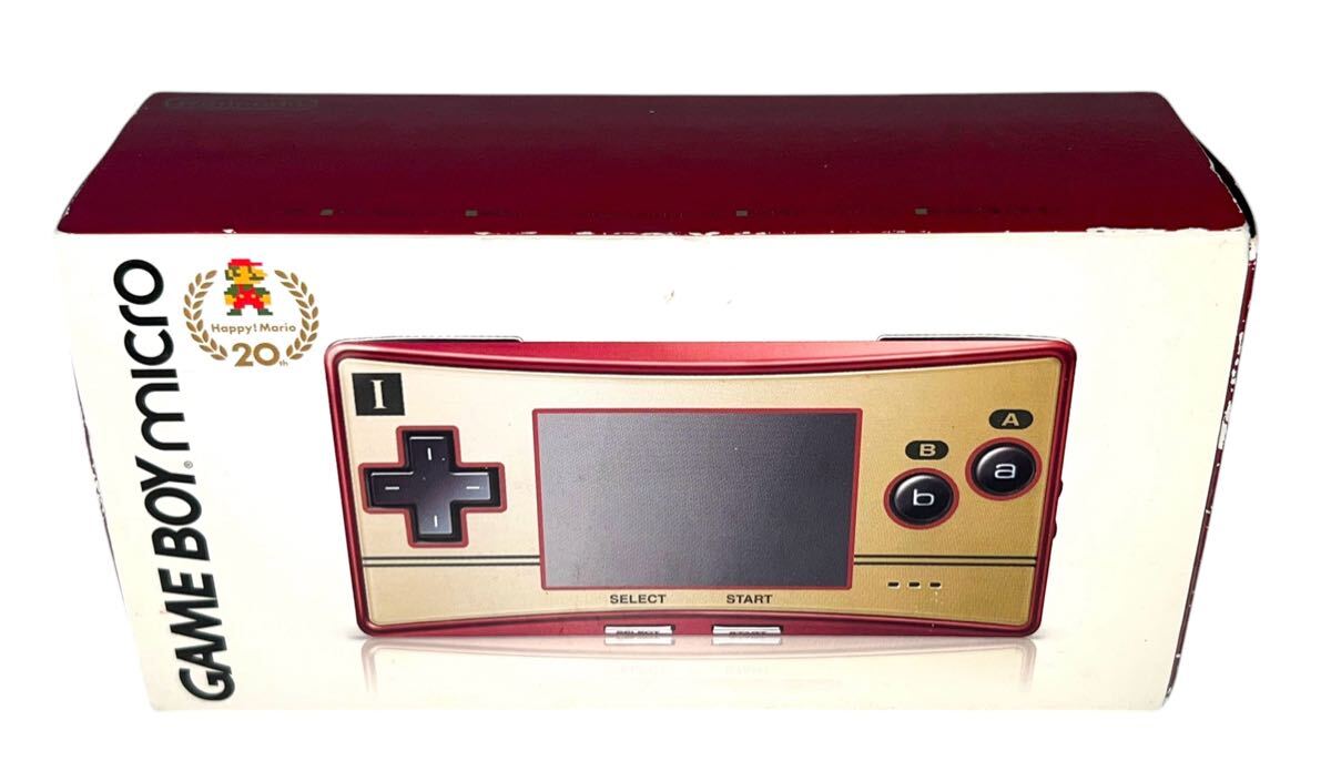 中古】【開封品】【箱傷み】ゲームボーイミクロ本体 ファミコン