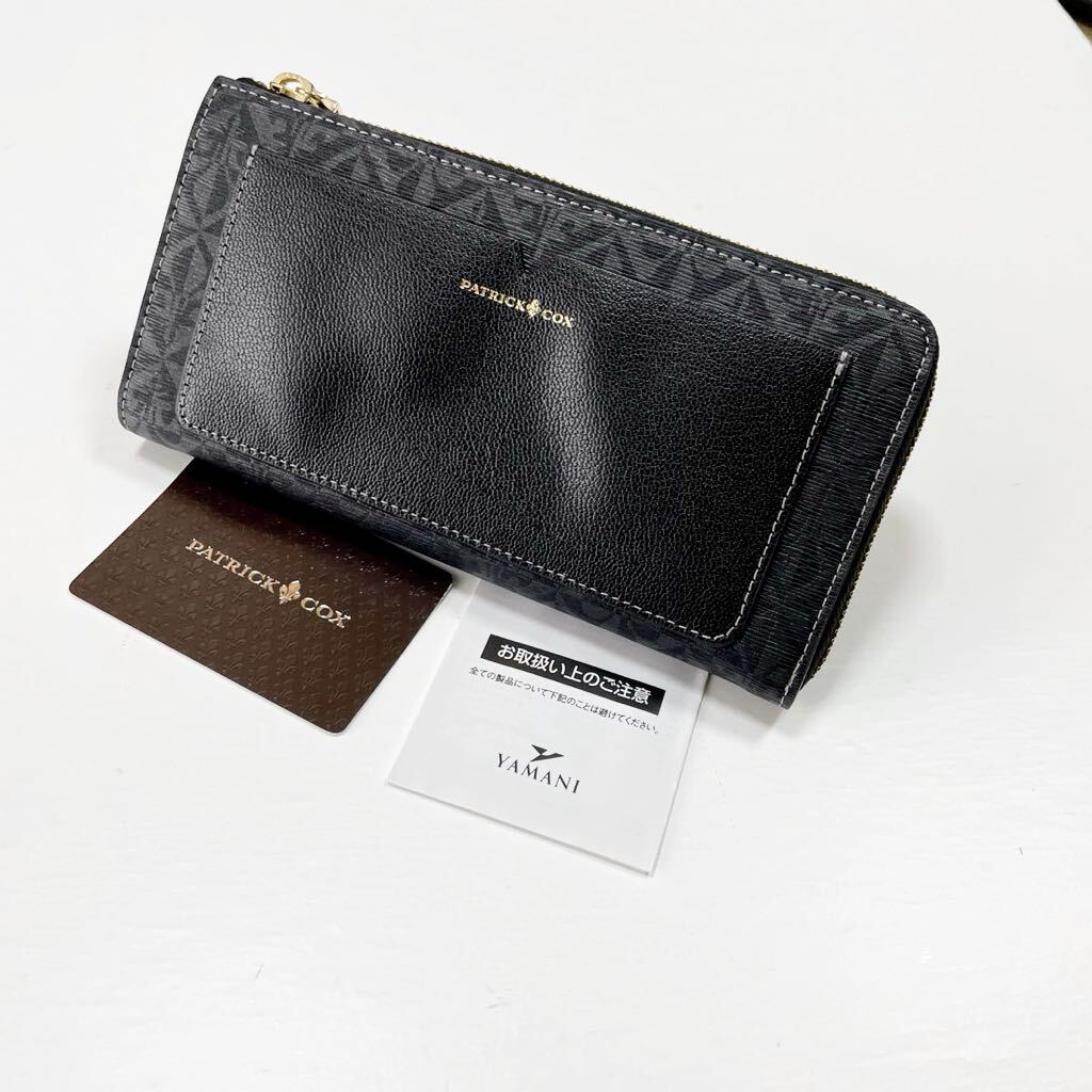 新品 パトリック コックス 長財布 デニムプリント PATRICK COX L字