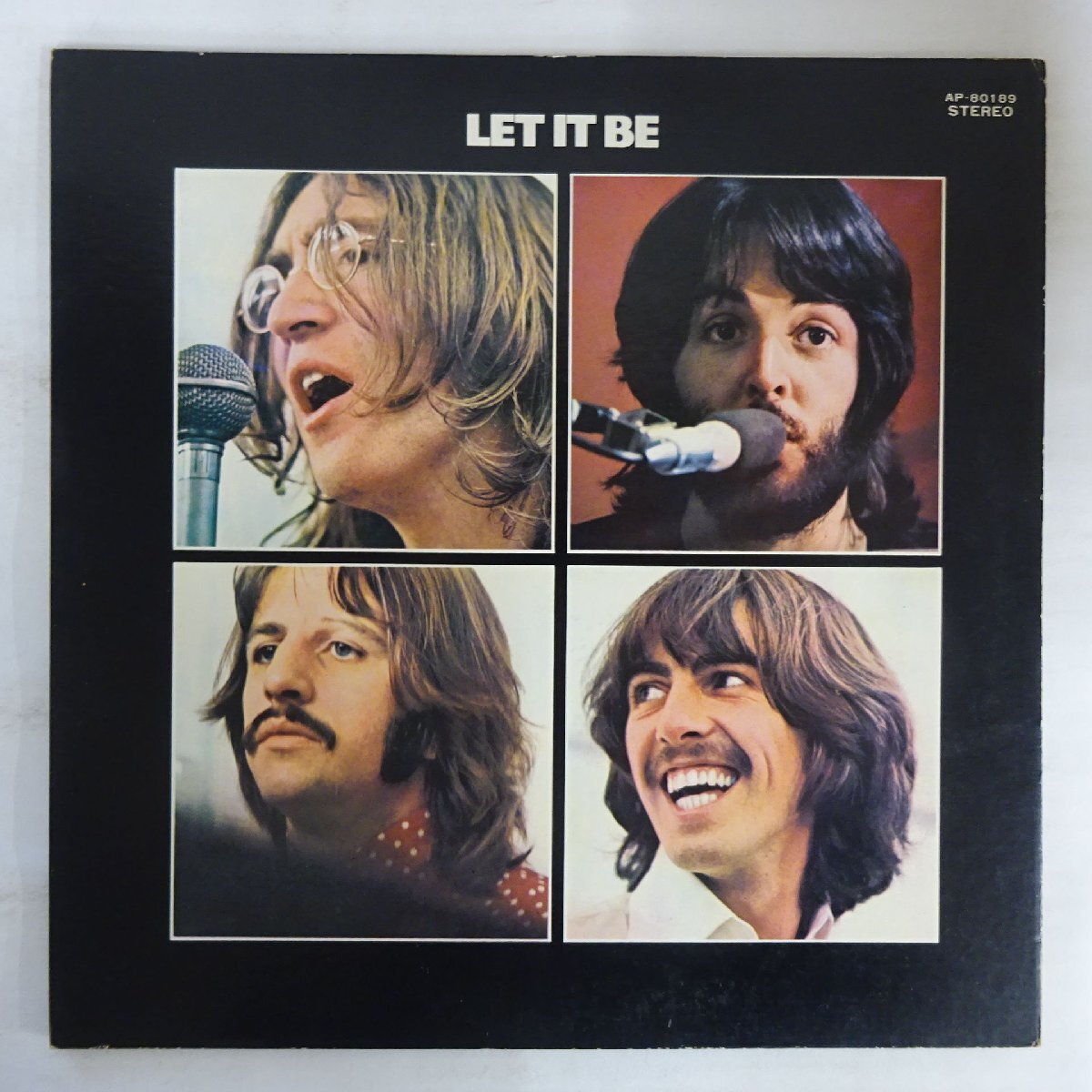 希少・赤盤 】ビートルズ/レット・イット・ビー赤盤 LP BEATLES