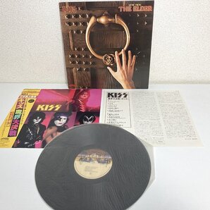 送料無料 ■ LP カバー帯付き 国内盤 KISS『キッス』/ Music from THE ELDER『魔界大決戦』28S-23