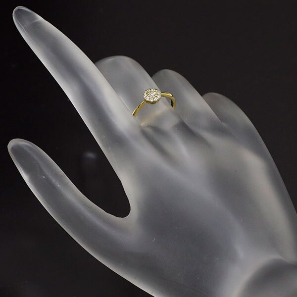 K18YG ダイヤモンド リング 0.20ct 新入荷 出品1週目 SELBY K18YG ダイヤモンド リング 0.20ct 新入荷 出品1週目 SELBY