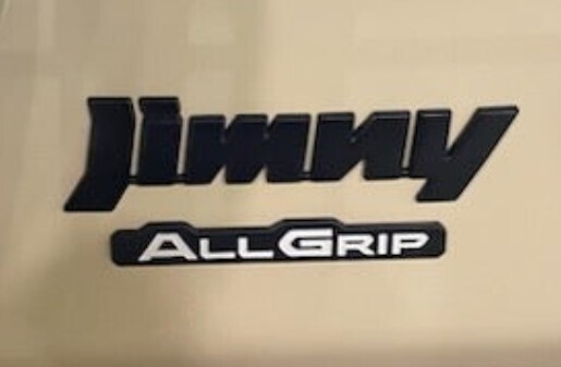 ジムニー・ジムニー シエラ JIMNY メタル製 エンブレム マットブラック