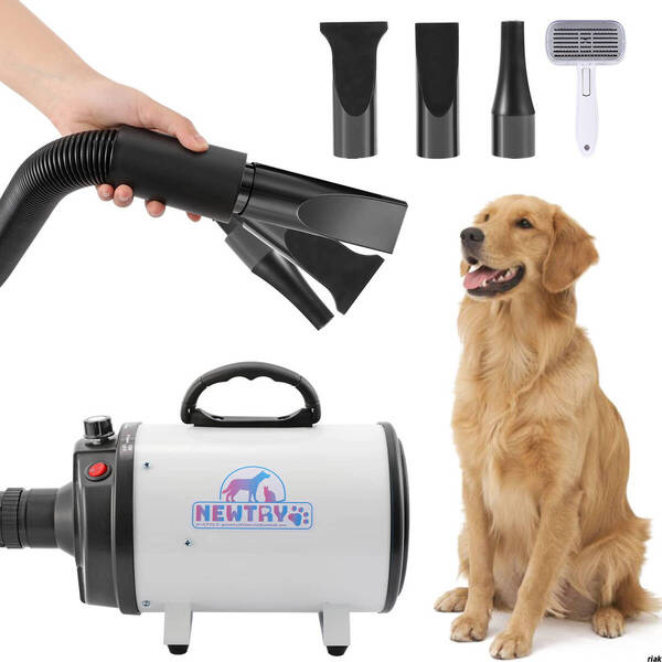 【犬用ペットドライヤーとして設計され、ペット専用のブロワー機能を搭載】 ペットドライヤー 犬用 ペット用 ドライヤー 温度調整