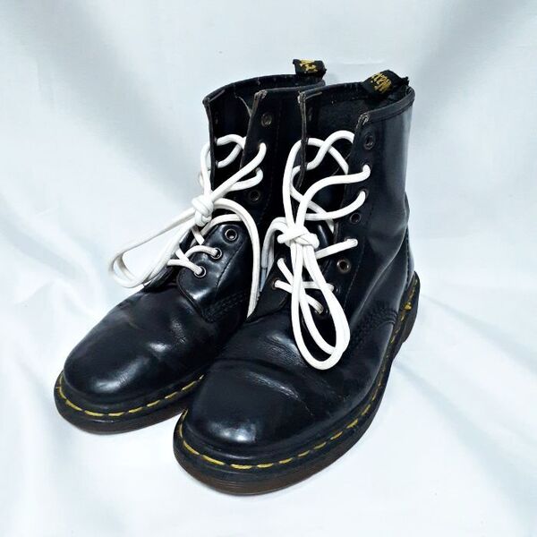 Dr.Martens ドクターマーチン レースアップ 8ホール ブーツ ブラック 黒 レディース