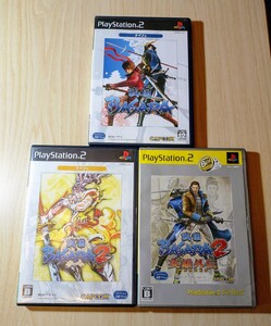 戦国BASARA 1+2 2英雄外伝 3本セット 戦国バサラ PS2