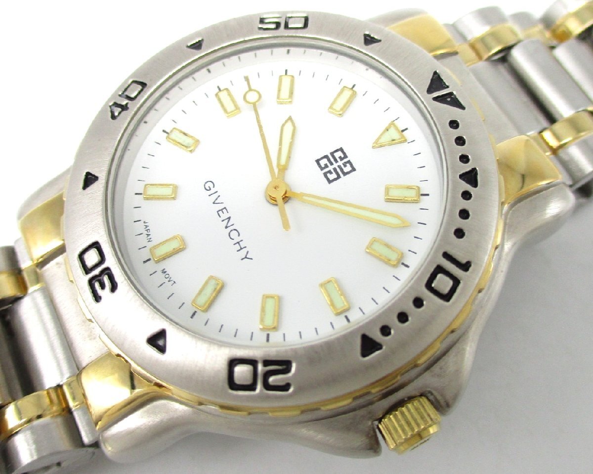 GIVENCHY ジバンシー 時計 クオーツ GV4-MTBRC-1004 不動 メンズ 箱付  吉0219-10(ジバンシイ)｜売買されたオークション情報、Yahoo!オークション(旧ヤフオク!) の商品情報をアーカイブ公開 -  オークファン（aucfan.com）