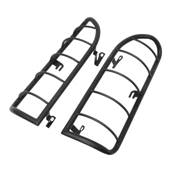 ю【車種専用】 トヨタ ハイエース 200系 1型/2型/3型/4型/5型/6型/7型 テールランプガード ブラック 左右 2個 セット カバー プロテクター