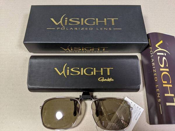 55%off がまかつ GM-1736 クリップオングラス VS33 ViSIGHT LENS 偏光サングラス