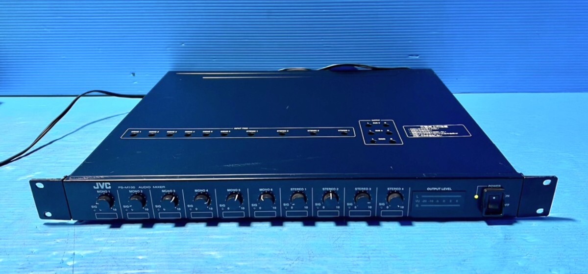 A246 ★JVCケンウッド オーディオミキサー MODEL PS-M100