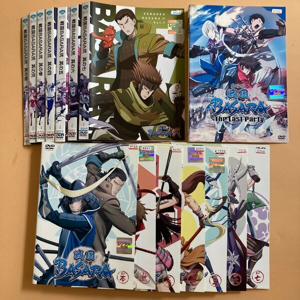戦国BASARA 7巻 BASARA 弐 7巻 劇場版 1巻 全15巻セット 管理番号21718 DVD レンタル落ち アニメ