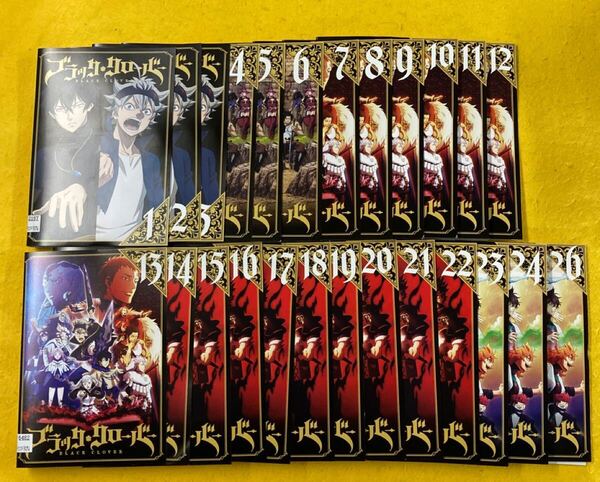 ブラック・クローバー 25巻セット(vol.25欠品) 管理番号30924 DVD レンタル落ち アニメ