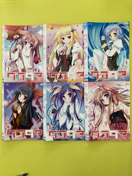 タユタマ-Kiss on my Deity- 6巻全巻セット 管理番号21677 DVD レンタル落ち アニメ
