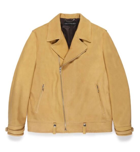 新品未使用 ワコマリア 24SS DOUBLE RIDERS NUBUCK LEATHER JACKET ダブルライダース ヌバック カウレザー ジャケット 24SS-WMO-BL05