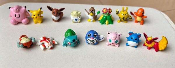 ポケモン ポケットモンスターちびポケハウスミニフィギュア 15体
