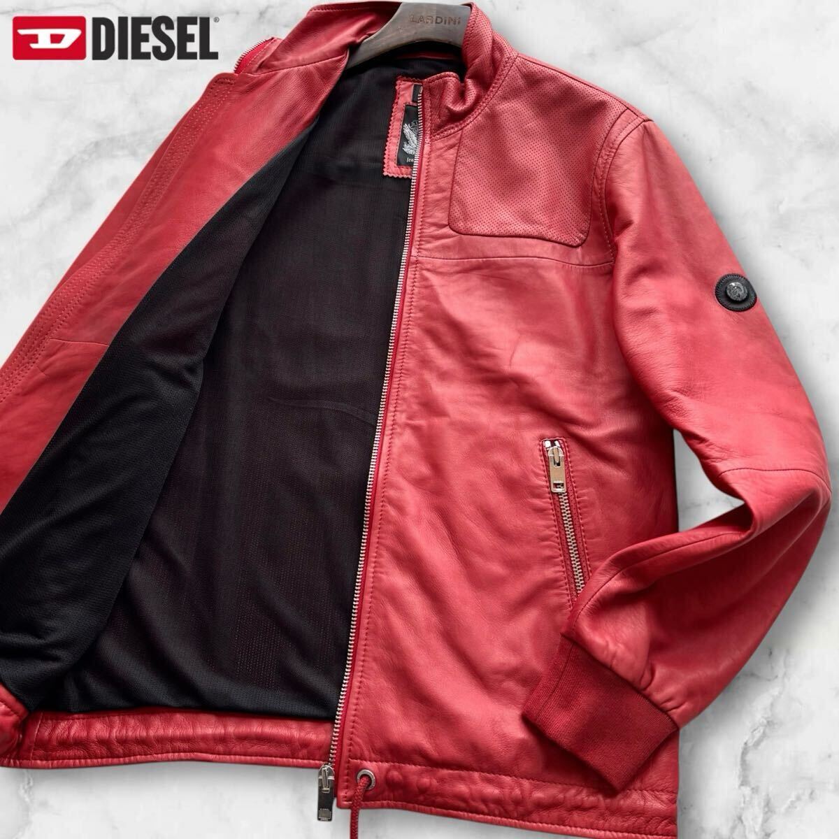 DIESEL ディーゼル レザーシングルライダース ブレイブマン DIESEL ディーゼル レザーシングルライダース ブレイブマン