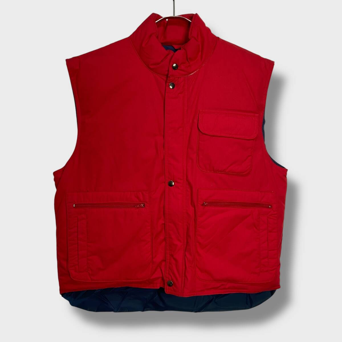 送料無料☆PenField☆ペンフィールド☆90s☆ダウンベスト☆ダックダウン☆レッド☆L☆B25M