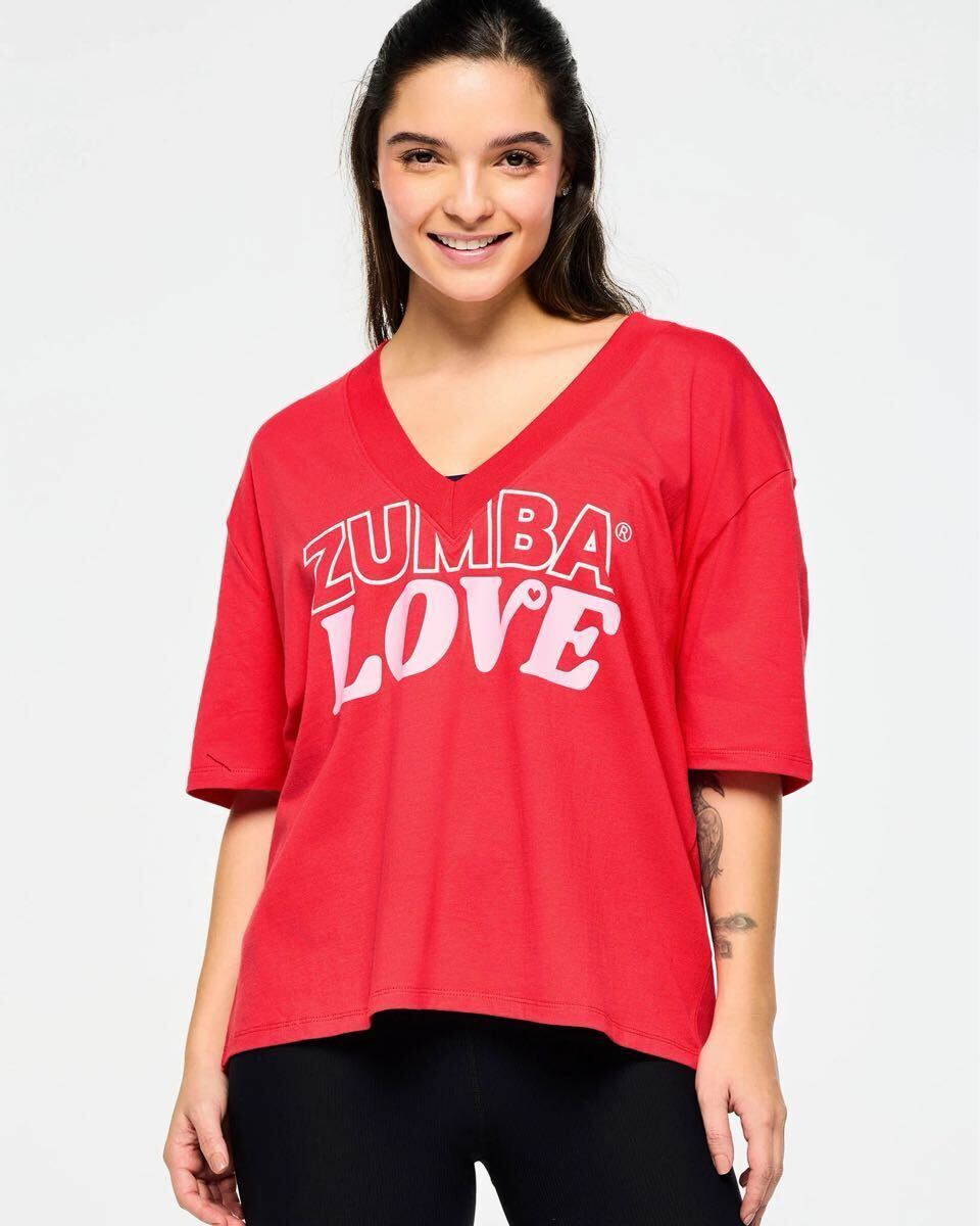 即発送☆ZUMBA・ズンバ☆XO Love Top XSサイズ☆ZUMBA・ズンバ☆ XO Love Top