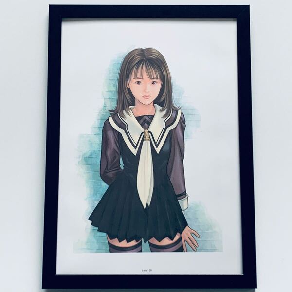 I''s アイズ イラスト■額入り■A4サイズ■ポスター風デザイン 印刷物桂正和額装品葦月伊織/制服