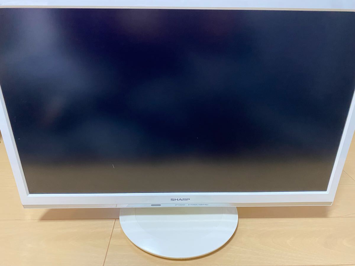 SHARP 2T-C22AD ホワイト 2018年製 中古品 Yahoo!オークション -「2t-c22ad」の落札相場・落札価格