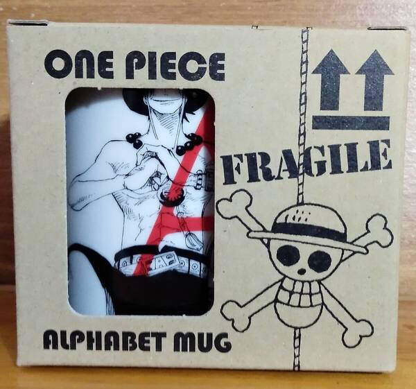 「ワンピース アルファベットマグ A エース」 マグカップ/AF3/ONE PIECE