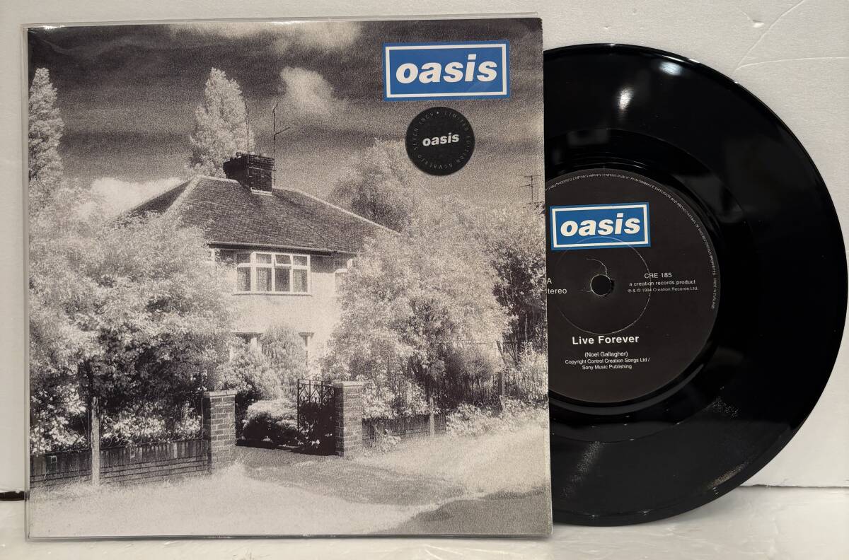 Oasis Live Forever 12inchレコード UKオリジナル盤