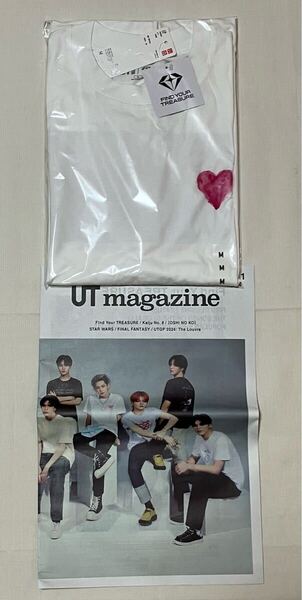 ユニクロ★Treasure UT FIND YOUR TREASURE Mサイズ 02.I LOVE YOU・UT magazine付★UNIQLO・ファインドユアトレジャー・Tシャツ