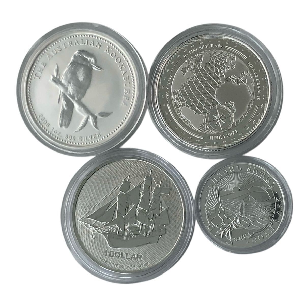 トケラウのトンボ銀貨 美術品・アンティーク・コレクション