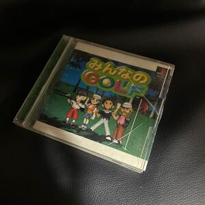 【PS】 みんなのGOLF PlayStation プレステ 動作確認済み パッケージヒビあり