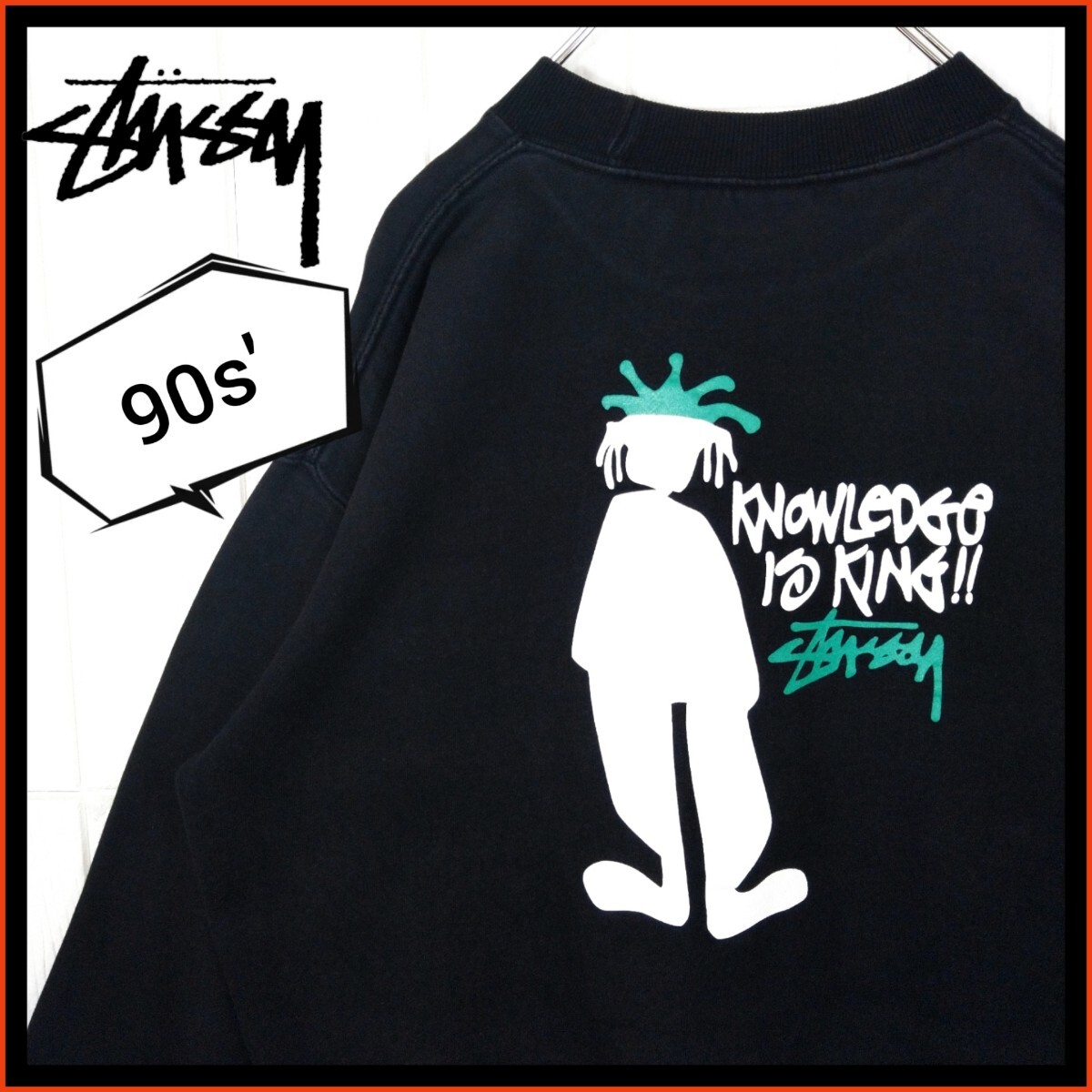 Yahoo!オークション -「usa製stussy」(トレーナー) (男性用)の Yahoo!オークション -「usa製stussy」(トレーナー) (男性用)の