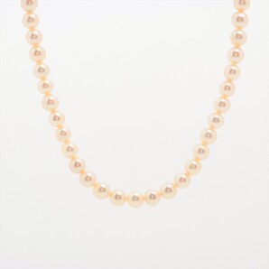 N374 田崎真珠 TASAKI タサキ 天然アコヤ本真珠ネックレス パール6.0mm~6.5mm珠
