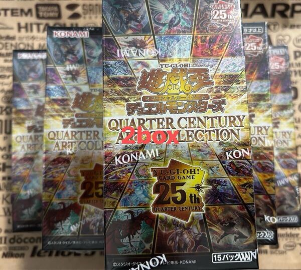 2BOX 新品未開封 国内正規品 遊戯王 デュエルモンスターズ OCG QUARTER CENTURY ART COLLECTION アートコレクション アーコレ クオシク
