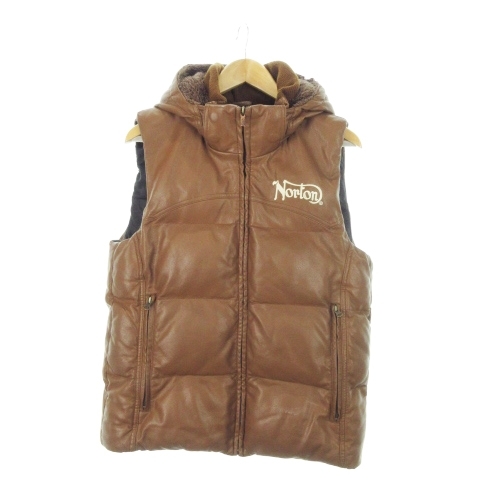 vintage 古着 80s~ リアルファー ベスト ブラウン レザー 茶 Yahoo!オークション -「レザー ベスト 茶」(ベスト) (メンズ