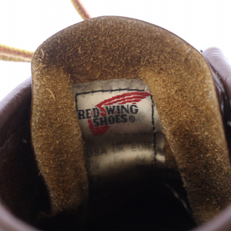 レッドウィング REDWING アイリッシュセッター ワークブーツ ショートブーツ レザー US9.5 27.5cm 茶 ブラウン 9106 /BM メンズ レッドウィング REDWING アイリッシュセッター ワークブーツ ショートブーツ レザー US9.5 27.5cm 茶 ブラウン 9106 /BM メンズ
