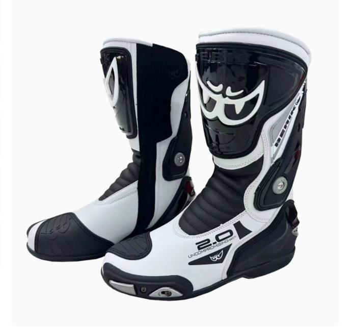 BERIK ベリック レーシングブーツ BOT-1289-BK BLACK/WHITE 43