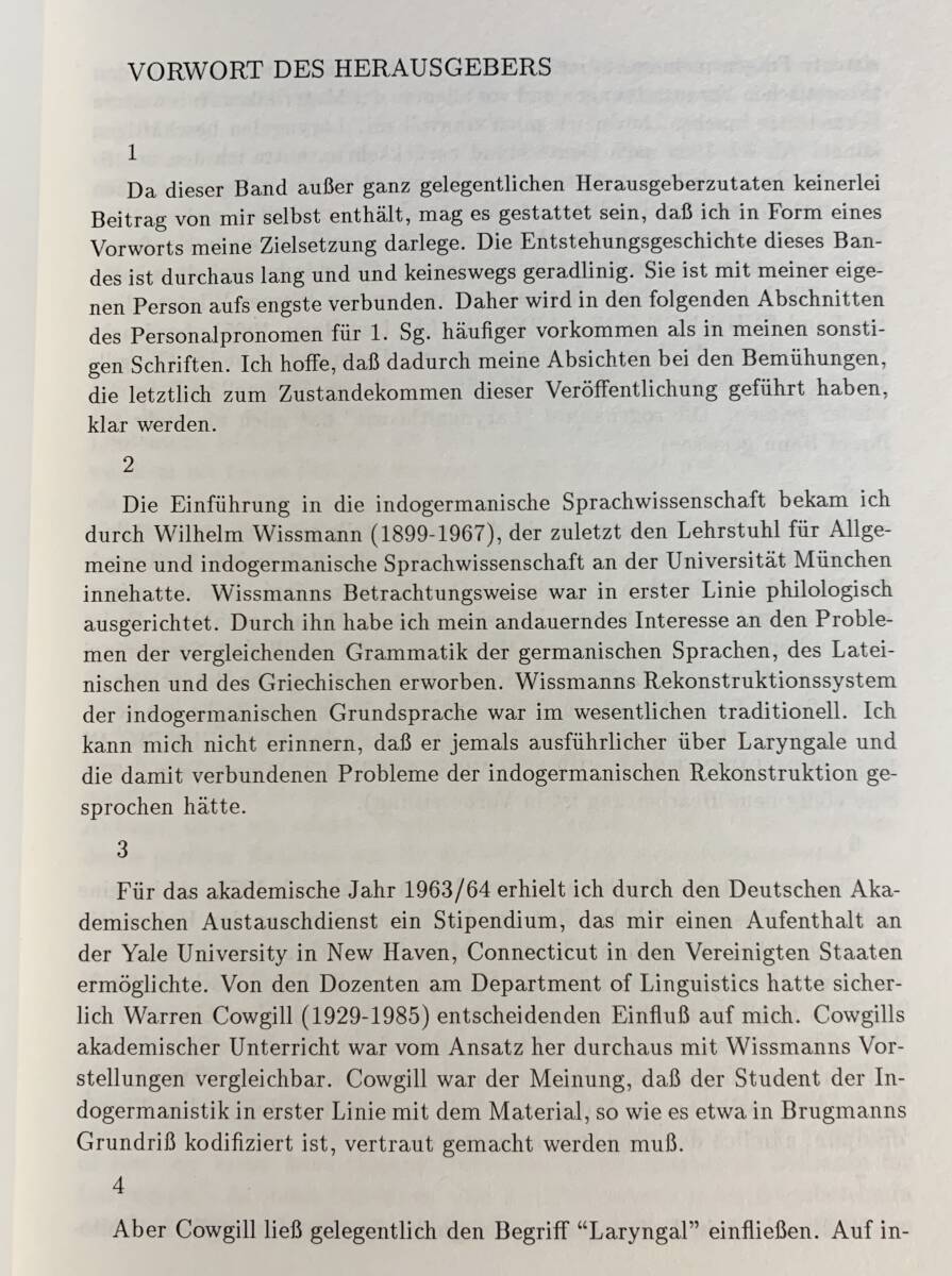 ドイツ語洋書 喉音理論と印欧祖語の音声・形態体系の再構成 第1巻【Die Laryngaltheorie】●比較言語学 ソシュール アナトリア語 ラテン語