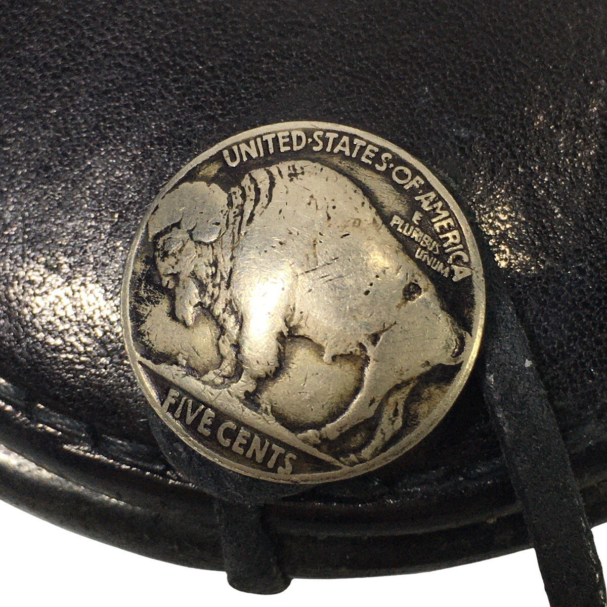 goro's ゴローズ 丸型小銭入れ コインケース ブラック 黒