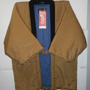 新品 男物 久留米 綿入れ はんてん・半纏・袢天・M~L 日本製 NO.11