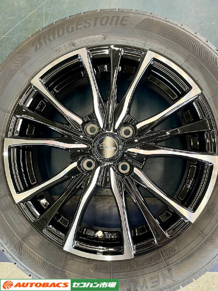 クロノスCH-110 15インチアルミ+165/65R15【タイヤホイールセット/中古】 クロノスCH-110 15インチアルミ+165/65R15【タイヤホイールセット/中古】