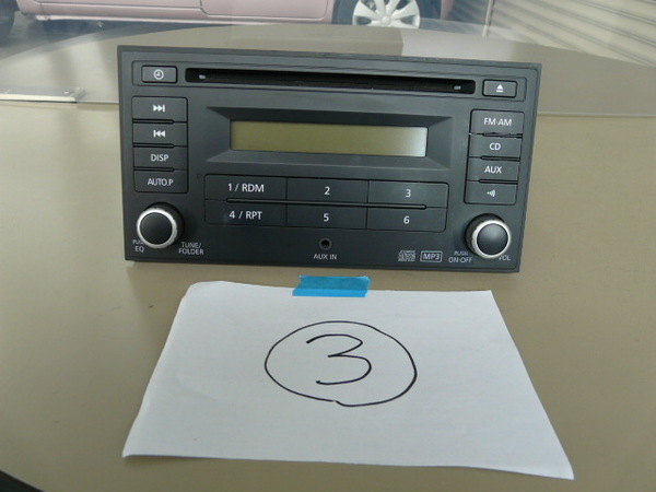③ 動作確認済み!走行31520kmのデイズから外し!純正2DINワイドCDデッキ CD AM FM HS-C5482 B8185 89950